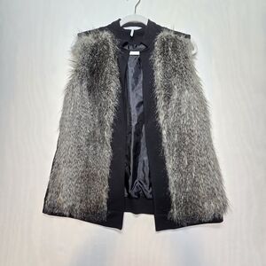 French Connection Faux Fur Vest Medium
